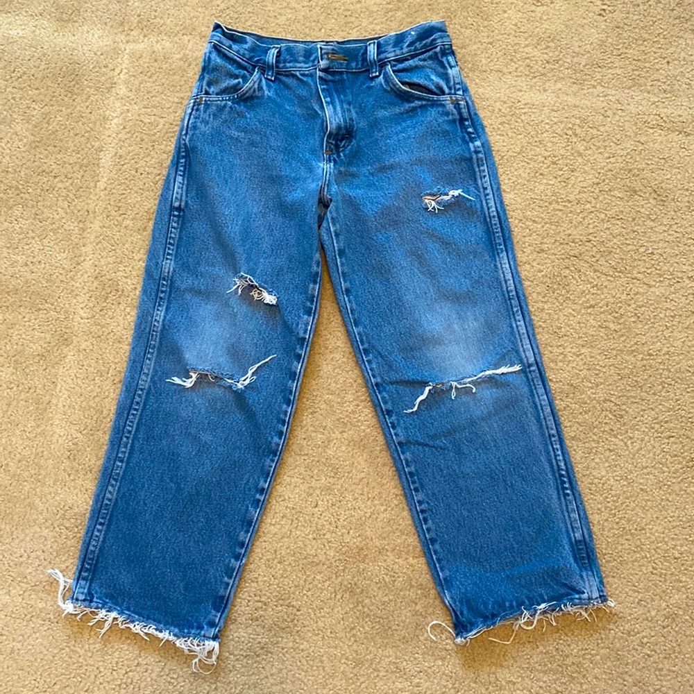 Vintage Rustler Distressed Jeans